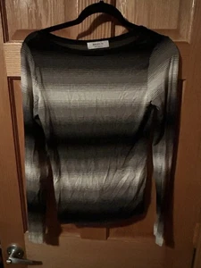 Bailey 44 Langarm Streifen braun Schlüsselloch hinten Gr. XS - Bild 1 von 4