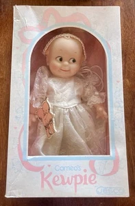 VINTAGE KEWPIE DOLL 11-12" Vinyl BRIDE DOLL in Original Box, 1989 Jesco Cameo’s - Picture 1 of 19