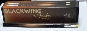 BLACKWING X FENDER Stratocaster Guitars Matita Grafite Bilanciata NUOVA - Foto 1 di 1