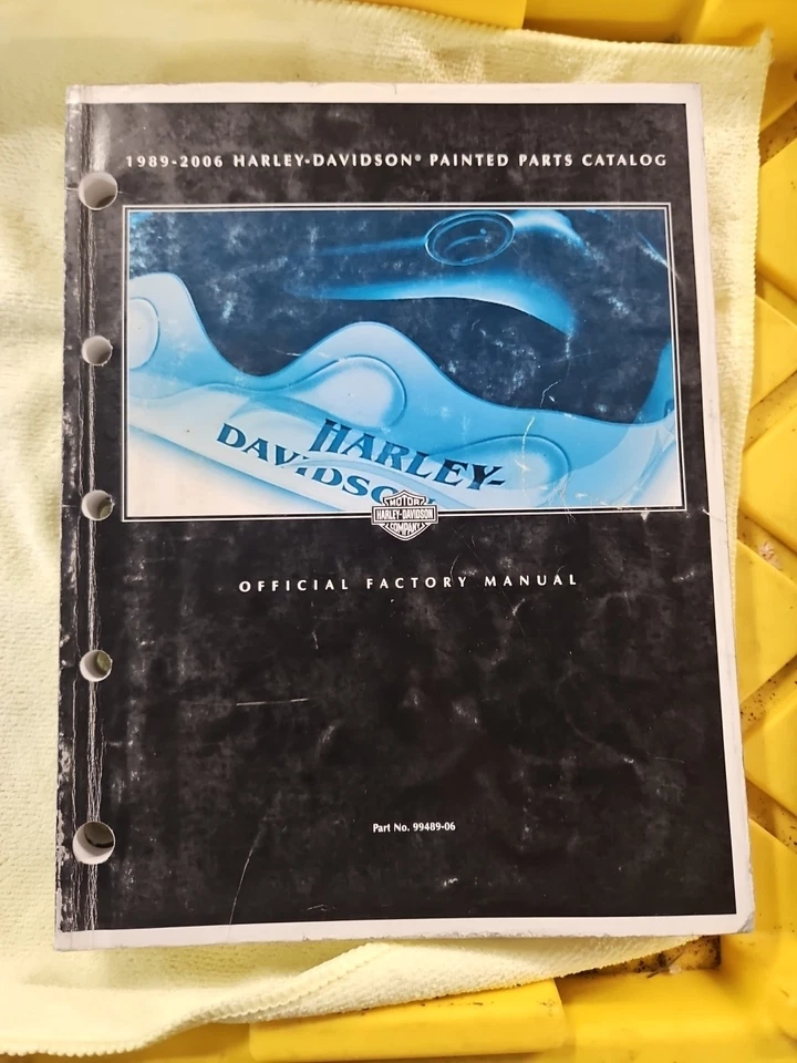 Harley Davison Modelos 1989 a 2006 *Piezas pintadas* Catálogo 99489-06 Usado Foto 1 de 1