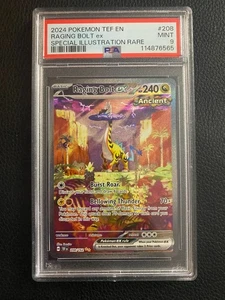 PSA 9 Raging Bolt ex 208/162 Sv05: Temporal Forces Holo - Picture 1 of 2