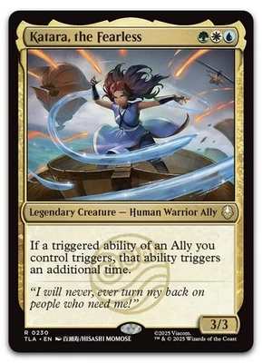 Katara, the Fearless #230 (NM) TLA Magic MTG - Image 1 of 2