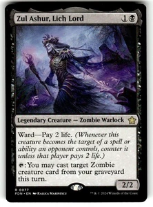 Foundations Magic: The Gathering Zul Ashur, Lich Lord MTG - Picture 1 of 2