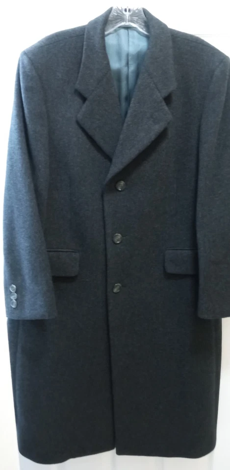 Gabardina de Colección Eagle Clothes Para Hombres 100% Lana Gris Hecha en EE. UU. Talla 40 S Dinero Antiguo Foto 1 de 4