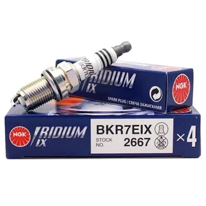 4x Bujías para ngk BKR7EIX Iridium IX aptas para Honda Civic Audi Porsche 2667 - Imagen 1 de 3