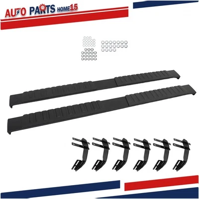 2*Running Boards For RAM 1500 Crew Cab 2019-2023 6" Nerf Bars Side Steps BLK - Image 1 of 4
