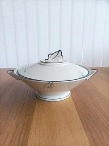 Art Deco Burleigh Ware "Grass" Covered Serving/Vegetable Dish - Picture 1 of 9