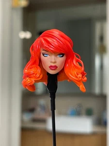 1/6 1/12 1/18 Beauty Girl Head Sculpt Fit 12" 6" 3.75" Female Figure Body Toys - Picture 1 of 3