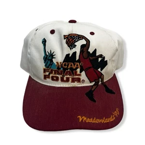 Cappello snapback vintage 1996 NCAA Final Four Basketball Meadowlands berretto ricamato - Foto 1 di 8