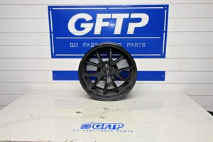 AFTERMARKET WHEEL REPLICAS FR500 DEEP DISH 18X10 BLACK WHEEL FITS 05-14 MUSTANG - Picture 1 of 6