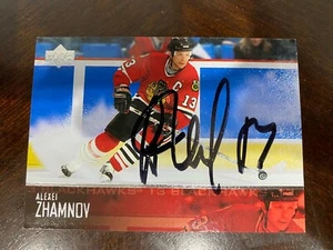 2003‑04 Upper Deck #40 Alexei Zhamnov Chicago Blackhawks NHL Card - Picture 1 of 2