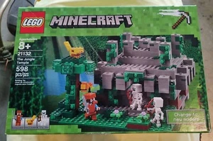 LEGO Minecraft Jungle Temple 21132 Nuevo En Caja Con Caja Dañada - Imagen 1 de 7