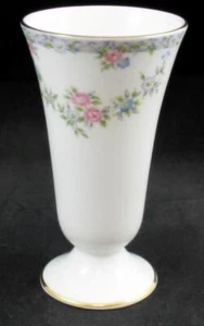 Jarrón Coalport enrejado rosa 5 pulgadas de altura 9236 - Imagen 1 de 4