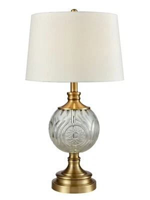 SGT16158-P15 -Dale Tiffany Mitre Lead Crystal Table Lamp - Image 1 of 2