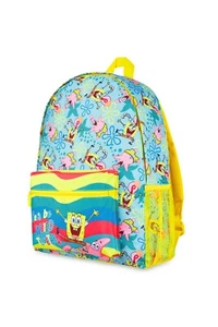 Sponge Bob Square Pants Kids All Over Print Backpack Rucksack