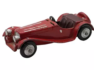 Vintage Modell Dinky Toys roter Jaguar SS100 38F Sportwagen - Druckguss - kostenloser Versand - Bild 1 von 14