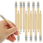  50 Pcs Golf Pencils with Erasers Small Log Mini Short Wood Color