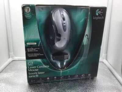 Boxed Logitech G7 Gaming Laser Cordless Mouse with USB Receiver (931375-0215) - Image 1 of 3