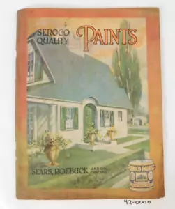 Libretto vintage Seroco Paints Sears Roebuck con campioni di vernice 157V.2.2.15.15.100 - Foto 1 di 12