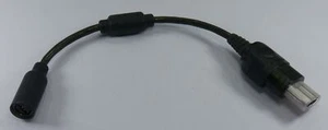 Genuine Breakaway Cable For Microsoft Original Xbox Black Used - Free Delivery - Picture 1 of 5