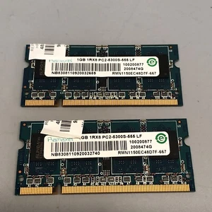 Lot Of 2 Ramaxel 1GB 1RX8 PC2-5300S-555 LF - Picture 1 of 2