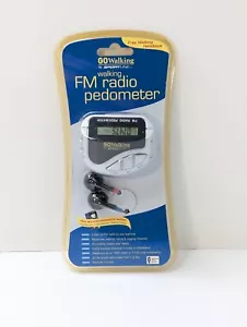 Sport Line Go Walking FM Radio Pedometer With Headphones GW3398SL New Sealed - Picture 1 of 4