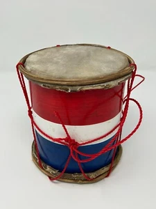 Tambor Tambora Recuerdo República Dominicana, Madera/Cuero Hecho a Mano, Decoración - Imagen 1 de 6