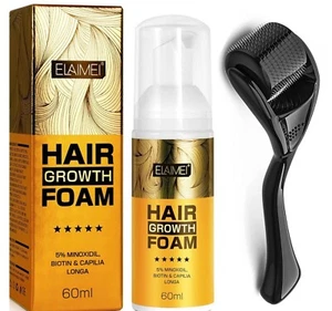 5% Minoxidil Foam Hair Growth Men&Women +Biotin Hair Regrowth Hair loss treatmen - Picture 1 of 19