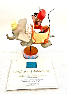 Disney WDCC Vuelo sobre Fantasyland Dumbo y Timothy Mouse Firmado LE 20/750 SIN USAR, EN CAJA - Imagen 1 de 7