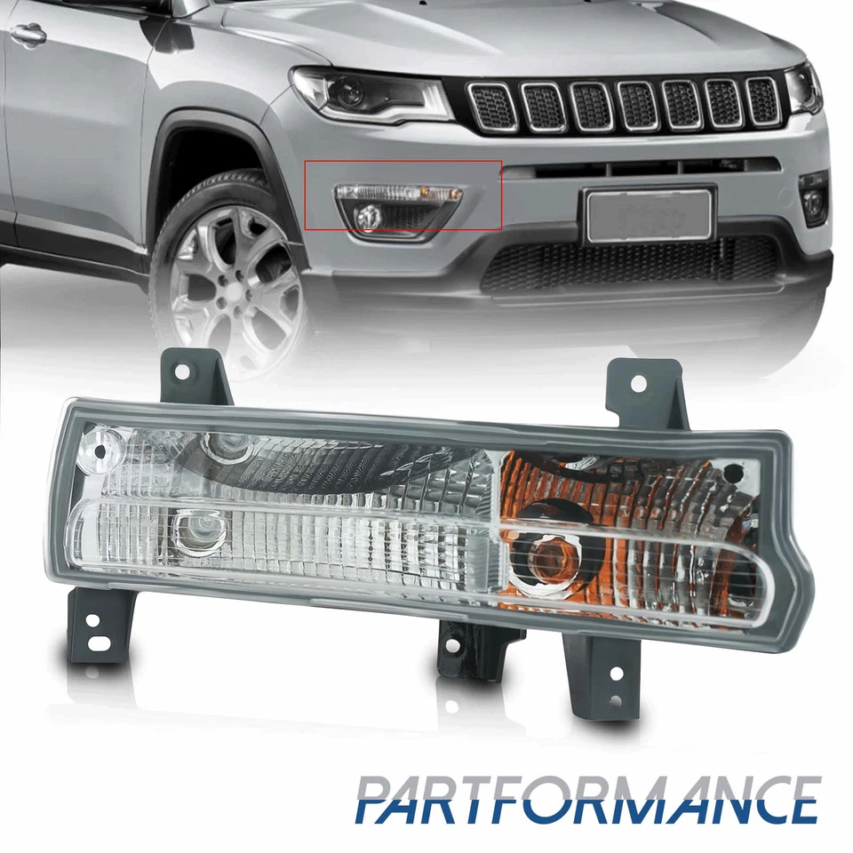 Passenger Side For 2017-2021 Jeep Compass Parking Lights 55112720AB - Image 1 of 4