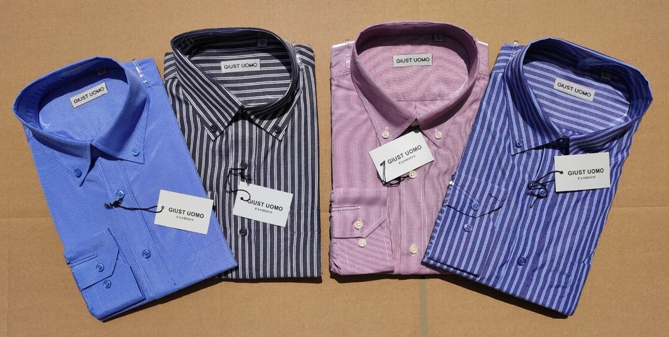 Camicia Uomo Manica Lunga con Taschino Regular F. Art.Giust - J7-Tg.39/4 - Immagine 1 di 1