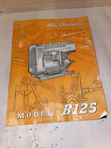 Vintage Allis Chalmers Tractor B-125 Power Unit Sales Brochure B125 Model - Picture 1 of 5