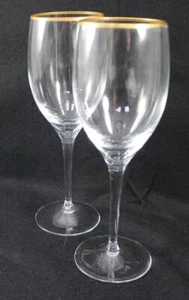Juego de dos vasos de agua Lenox Crystal Eclipse - Imagen 1 de 4