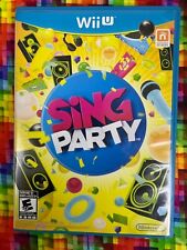 🎮🎮🎮Sing Party Nintendo Wii U, 2012 Complete 2-2🎮🎮🎮
