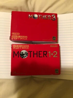 Mother 1+2 & Mother 3 Nintendo Advance Gameboy Japan Region Free! - Immagine 1 di 2