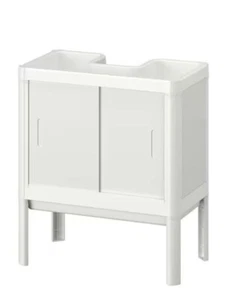 Gabinete base lavabo IKEA Lilltjarn con 2 puertas, blanco, 44x50x25 cm, 80500367 - Imagen 1 de 6