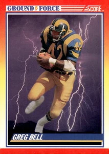 1990 Score #328 Greg Bell - Picture 1 of 2