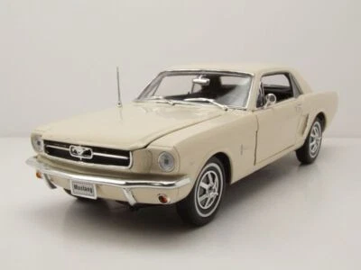 WELLY - FORD Mustang 1964 Beige - 1/18 - WEL12519BEIGE - Immagine 1 di 4
