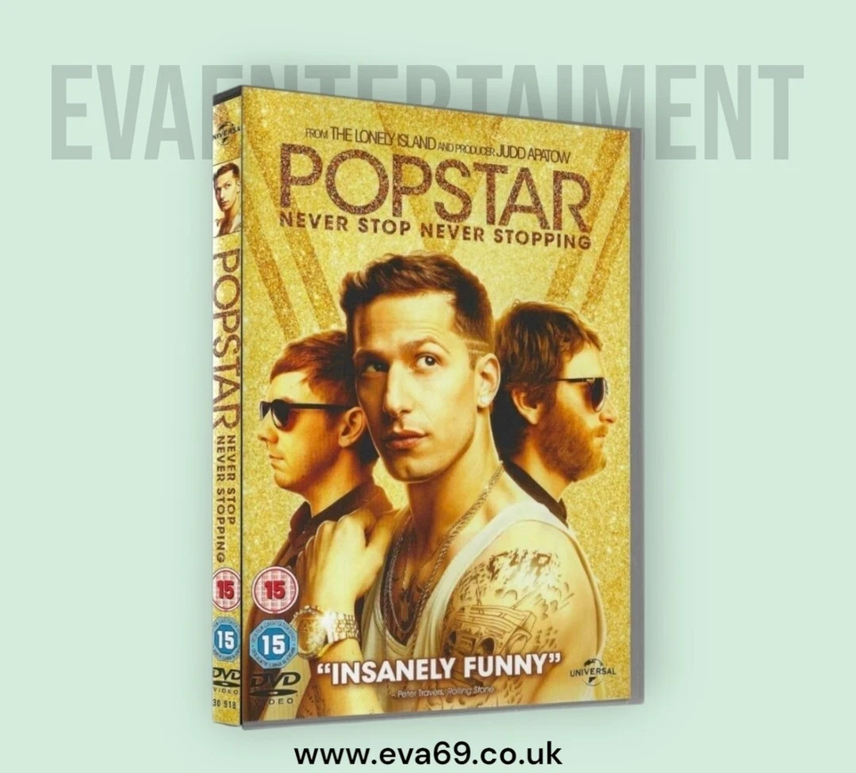 Popstar Never Stop Never Stopping dvd Run time 83 min Brand new foil P&P Free - Image 1 of 1