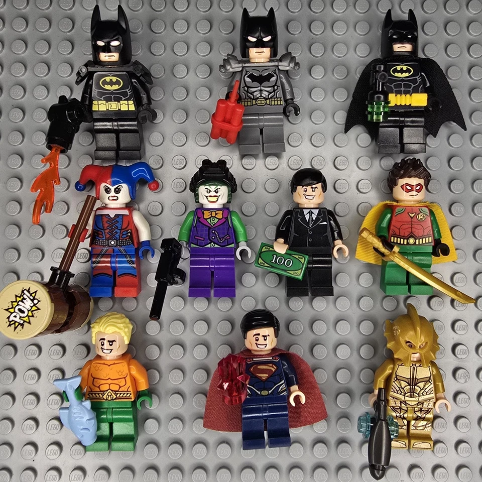 Lego DC Super Heroes Minifigures Lot and Accessories - Image 1 of 1