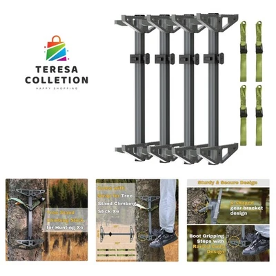 Climbing Sticks, Non-Slip Tree Step Tree Climbing Sticks for Hunting, Lightwe... - Image 1 of 4