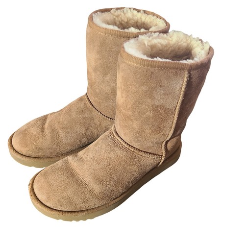 Stivali donna Ugg Classic Short II castagno taglia 6 ottime condizioni pelle di pecora 1016223
