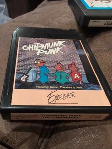 The Chipmunks- Chipmunk Punk 8-Track Tape. Tested Very Good Labels.  - Picture 1 of 3