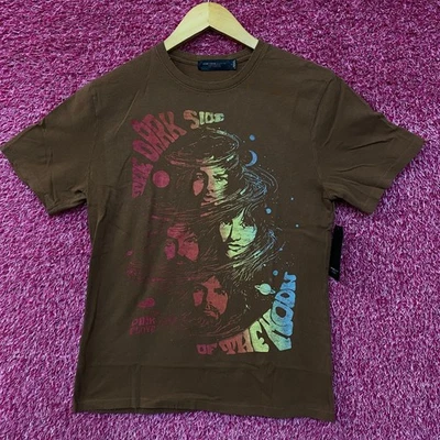 Camiseta Pink Floyd Dark Side Of The Moon Faces estilo vintage pequena - Imagem 1 de 4