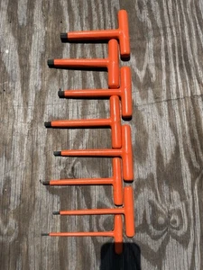 Cementex 1000v Insulated T-Handle Hex Wrench Set - 9Pc - Picture 1 of 2