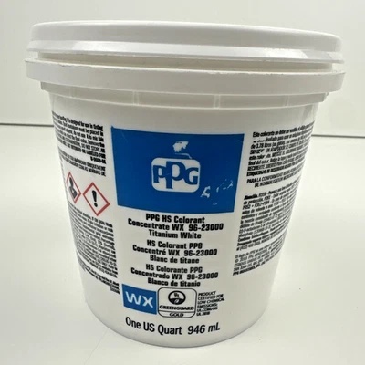 Ppg Hs Paint Colorant Concentrate Wx 96-23000 Titanium White - Image 1 of 4