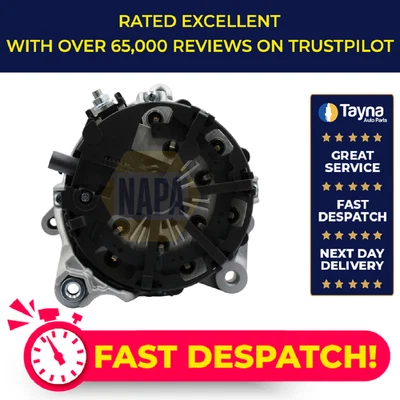 Alternator fits BMW 530D G30, G31 3.0D 16 to 20 B57D30A NAPA 12318571358 Quality - Image 1 of 4