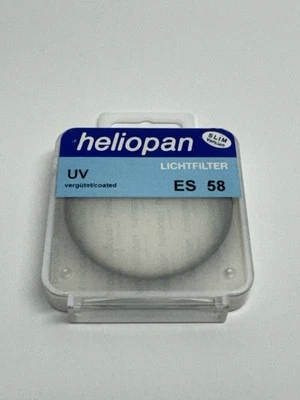 VINTAGE FACTORY SEALED Heliopan Digital ES 58mm UV Coated Slim Filter Germany - Image 1 of 4