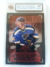 Alex Pietrangelo 2008-09 Black Diamond Ruby Rookie Hockey Card #23/100 Graded 10