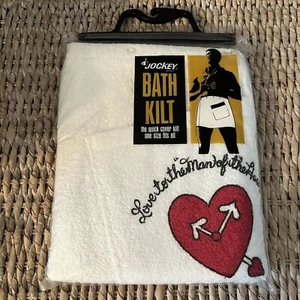NOS VTG JOCKEY BATH KILT Shower Wrap Towel Bath Spa Pool 60s 70s Gag Gift Funny - Picture 1 of 3